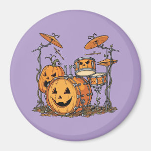 Halloween Pompoen Drumstel Magneet