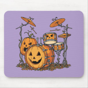 Halloween Pompoen Drumstel Muismat