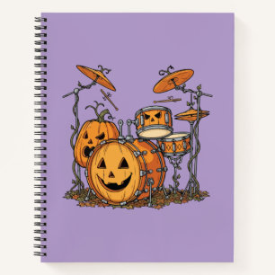 Halloween Pompoen Drumstel Notitieboek