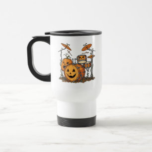 Halloween Pompoen Drumstel Reisbeker