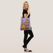 Halloween Pompoen Drumstel Tote Bag (Op model)