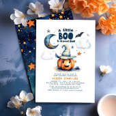 Halloween pompoen een klein boo boy Baby shower Kaart