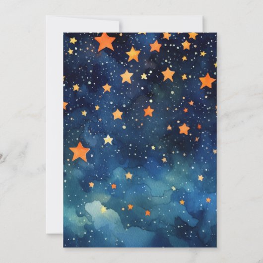 Halloween pompoen een klein boo boy Baby shower Kaart (Achterkant)