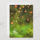 Halloween pompoen een klein boo boy Baby shower Kaart (Achterkant)