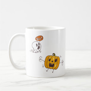 Halloween Pompoen en Geest Boo Mok