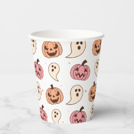 Halloween Pompoen en Ghost Paper Cups Papieren Bekers
