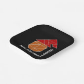 Halloween pompoen en heks Pet Papieren Bordje (Gebogen)