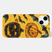 Halloween pompoen en vleermuizen patroon Herfst Case-Mate iPhone Case (Achterkant (horizontaal))