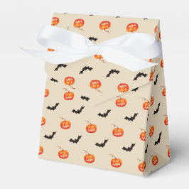 Halloween Pompoen en Zwarte Vleermuis Bedankdoosjes