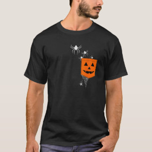 Halloween pompoen eng Halloween grappig feestje T-shirt