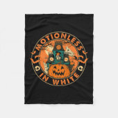 Halloween pompoen eng leuk bewegingsloos in het wi fleece deken (Voorkant)