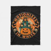 Halloween pompoen eng leuk bewegingsloos in het wi fleece deken (Voorkant)