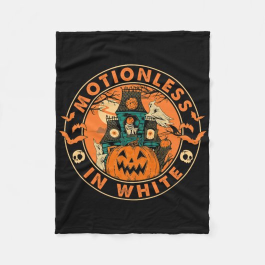 Halloween pompoen eng leuk bewegingsloos in het wi fleece deken (Voorkant)