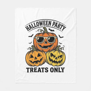 Halloween Pompoen Feest Vintage Jack O Lantern T-S Fleece Deken