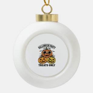 Halloween Pompoen Feest Vintage Jack O Lantern T-S Keramische Bal Ornament