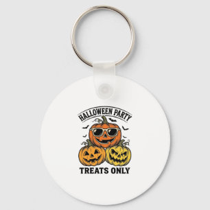 Halloween Pompoen Feest Vintage Jack O Lantern T-S Sleutelhanger