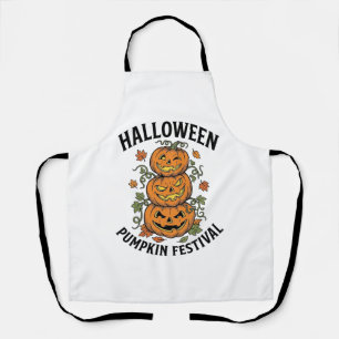 Halloween Pompoen Festival Vintage Jack O Lantern Schort