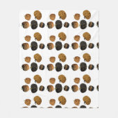 Halloween pompoen fleece deken (Voorkant)