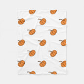 Halloween pompoen fleece deken (Voorkant)