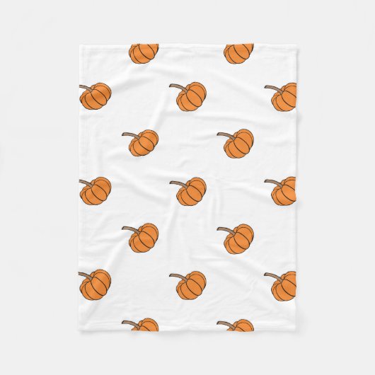 Halloween pompoen fleece deken (Voorkant)