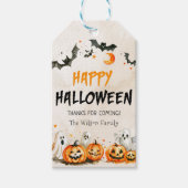 Halloween Pompoen Geest Cadeau Labels Cadeaulabel (Voorkant)