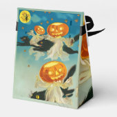  Halloween Pompoen Geesten en Black Cats Bedankdoosjes (Achterkant)