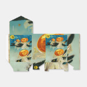  Halloween Pompoen Geesten en Black Cats Bedankdoosjes (Uitgevouwen)