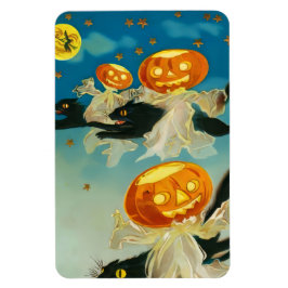  Halloween Pompoen Geesten en Black Cats Magneet
