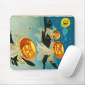  Halloween Pompoen Geesten en Black Cats Muismat (Met muis)