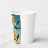  Halloween Pompoen Geesten en Black Cats Papieren Bekers (Links)