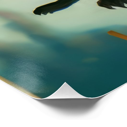  Halloween Pompoen Geesten en Black Cats Perfect Poster (Hoek)