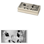  Halloween Pompoen Geesten en Black Cats Rubberstempel (Gestempeld)