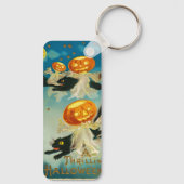  Halloween Pompoen Geesten en Black Cats Sleutelhanger (Achterkant)