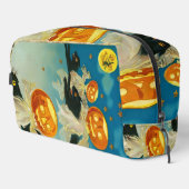 Halloween Pompoen Geesten en Black Cats Toilettasje (Rechterhoek)