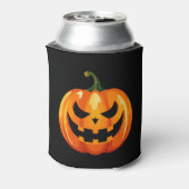 Halloween pompoen gezicht eng blikjeskoeler (Blikje Achterkant)