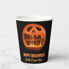 Halloween pompoen gezicht feestje Papieren bekertj Bekers