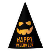 Halloween Pompoen Gezicht Jack O Lantaarn Party Pe Feesthoedjes (Voorkant)