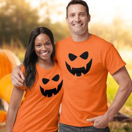 Halloween pompoen gezicht Jack O lantaarn T-shirt