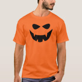 Halloween pompoen gezicht Jack O lantaarn T-shirt (Voorkant)