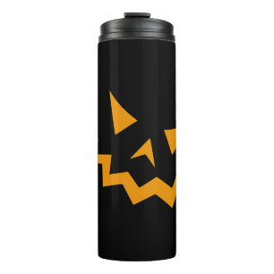 Halloween pompoen gezicht - Oranje horror Thermosbeker
