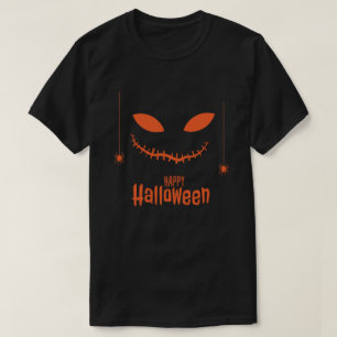 Halloween pompoen gezicht spin kostuums Mannen vro T-shirt