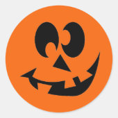 Halloween pompoen gezicht Stickers (Voorkant)