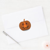 Halloween pompoen gezicht Stickers (Envelop)