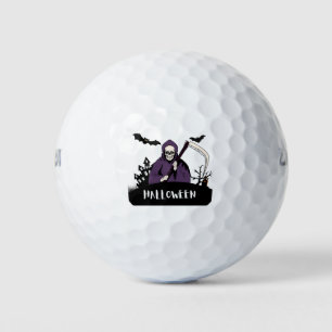 Halloween pompoen gezicht Trick or treat-stijl Golfballen