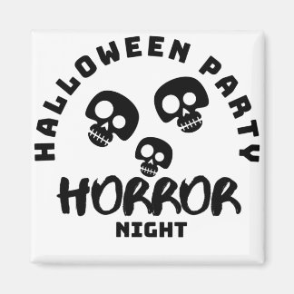 Halloween pompoen gezicht | Trick or treat-stijl Magneet