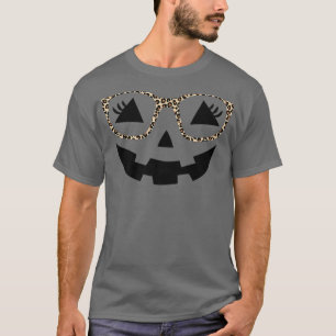 Halloween pompoen gezichtshyelas luipbril h t-shirt