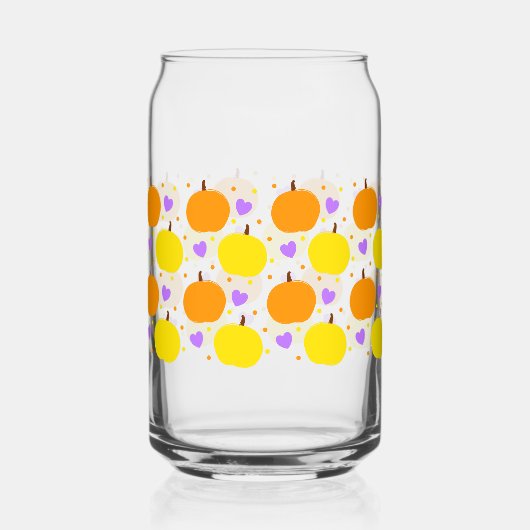 Halloween Pompoen Glas Kan Halloween Drinkware (Voorkant)