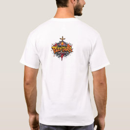 Halloween pompoen graffiti kunst t-shirt