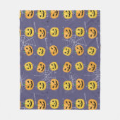 Halloween Pompoen - Grappig Patroon Fleece Deken (Voorkant)