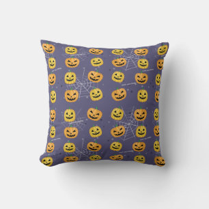 Halloween Pompoen - Grappig Patroon Kussen